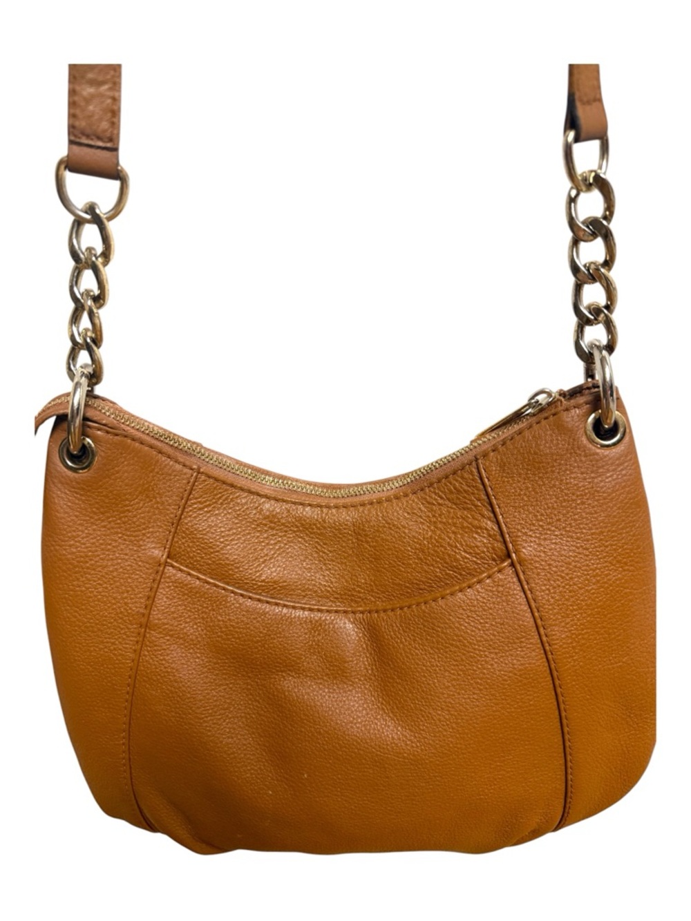 Michael Kors Fulton Large Pebbled Leather Hobo Shoulder Bag - Picture 6 of 13